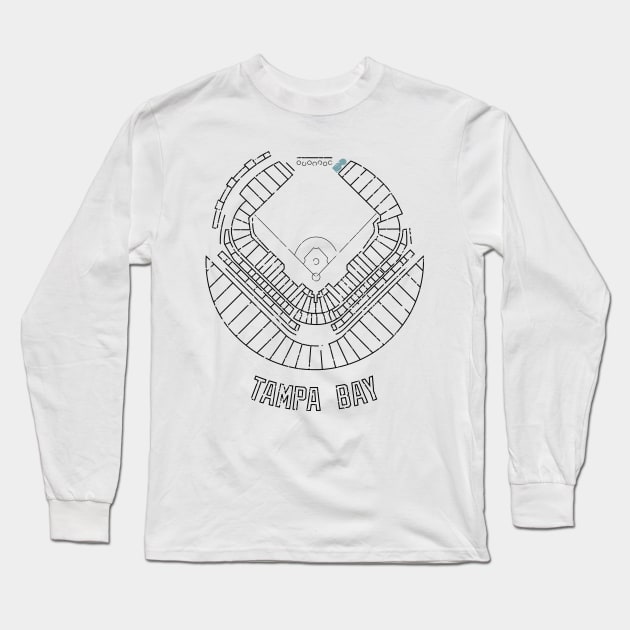 Tropicana Field Long Sleeve T-Shirt by kellyoconnell